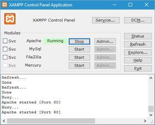 Cara Mengatasi Apache ( XAMPP ) Yang Tidak Bisa Start (apache running)