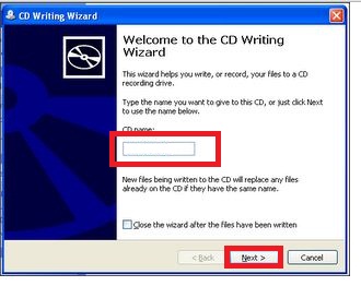 Cara burning file ke CD dvd