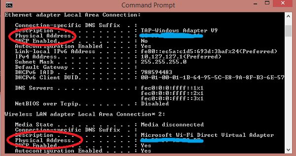 Cara Melihat MAC Address pada Komputer