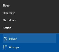 Mengaktifkan Hibernate di Windows 10
