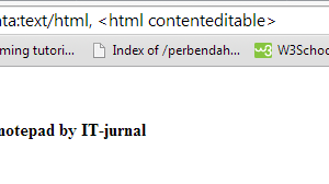 Cara Mengubah Browser menjadi Notepad