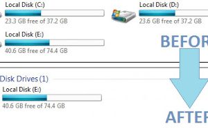 Cara untuk hide Local Drive dengan Command Prompt