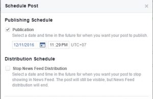 Cara Membuat dan Mengatur Post Terjadwal di Fanpage Facebook