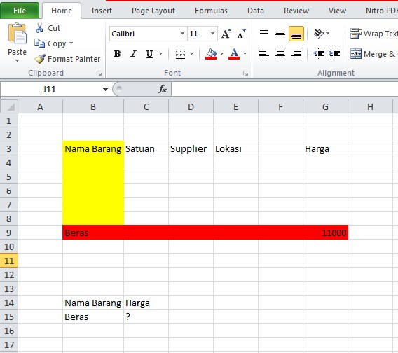 Cara Menggunakan Rumus Vlookup Pada Ms Excel Alwan Zharif Blog